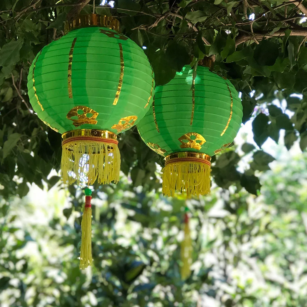 Small Chinese Lanterns (20cm) - pack 2 nylon lanterns