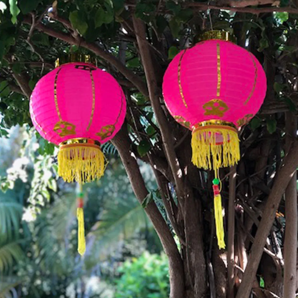 Small Chinese Lanterns (20cm) - pack 2 nylon lanterns