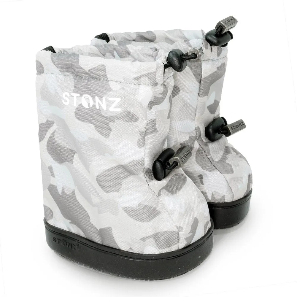 Stonz Toddler Booties - Light Grey Camo (Extra Large, 2-3 Years)