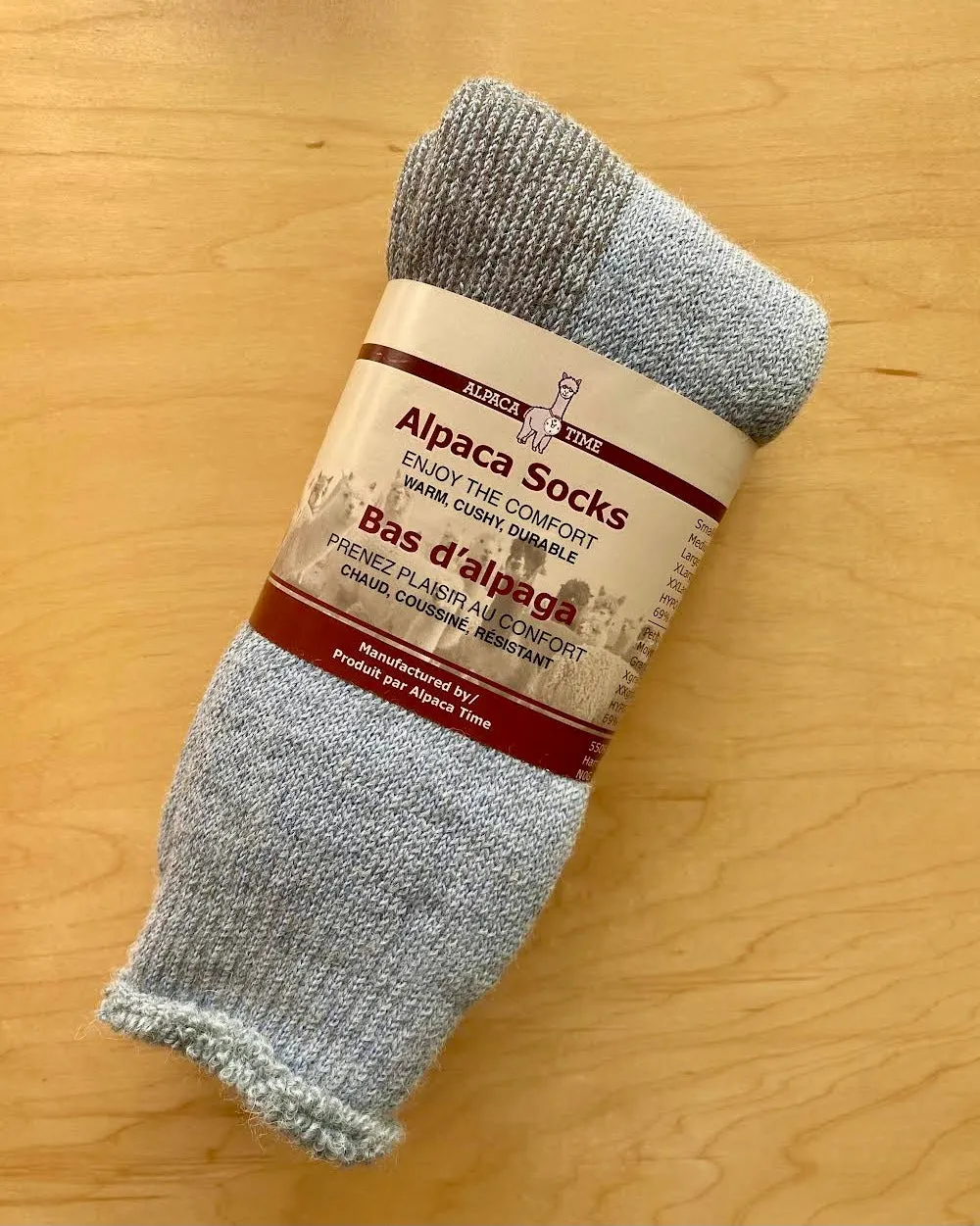 Terry Outdoor Winter Alpaca Wool Socks