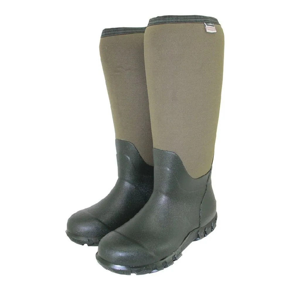 Town & Country Green Buckingham Neoprene Wellies - Size 5