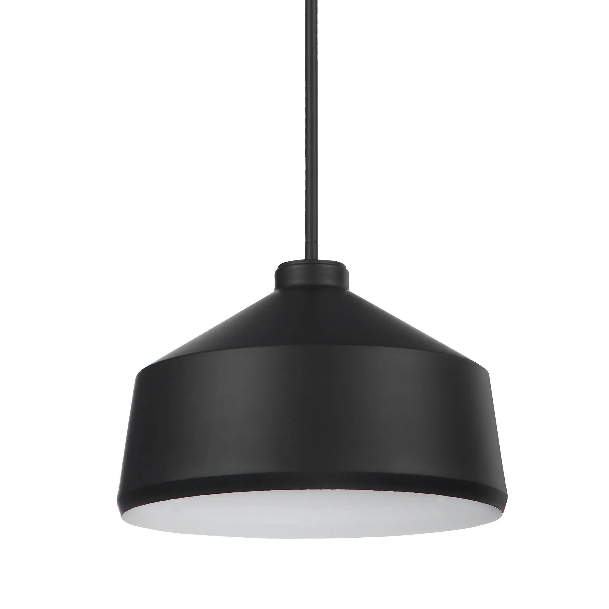 Uttermost Holgate 1 Light Black Pendant