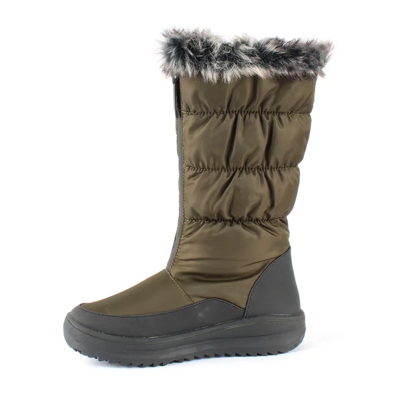 Women's Nordic Tall Nylon Boot Khaki