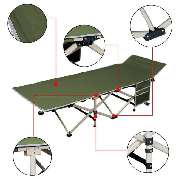 Yaheetech Folding Camping Bed