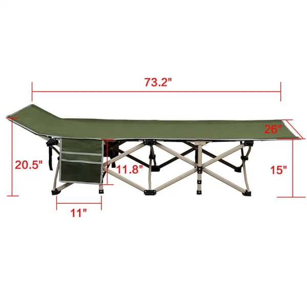 Yaheetech Folding Camping Bed